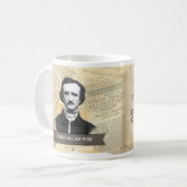 Historische Tasse Edgar Allan Poe (Vorderseite Links)