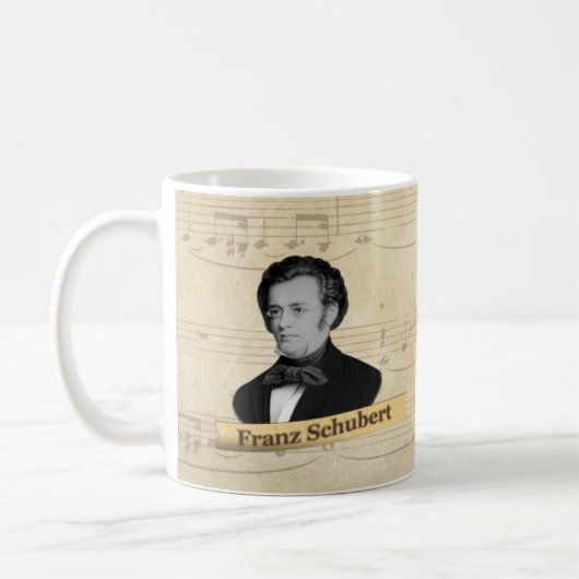 Historische Tasse Franz Schubert (Links)