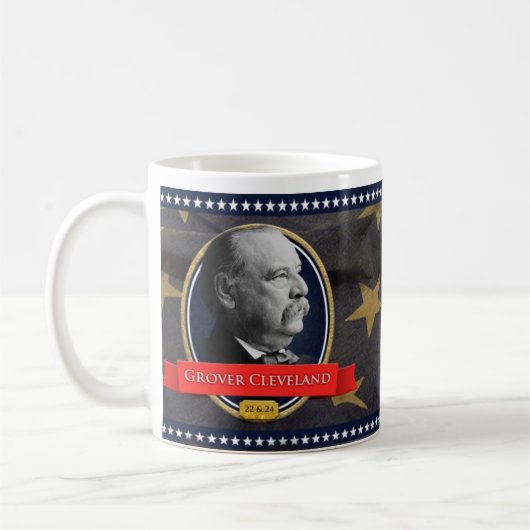 Historische Tasse Grover Cleveland (Links)