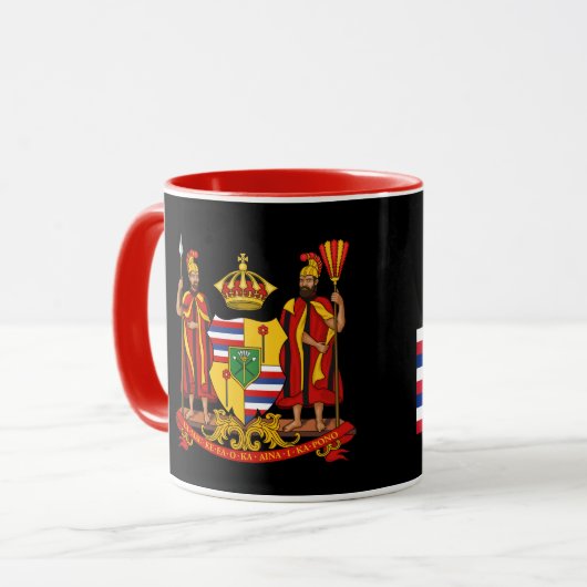 Historische Tasse Hawaiis Kingdomi (Vorderseite Links)