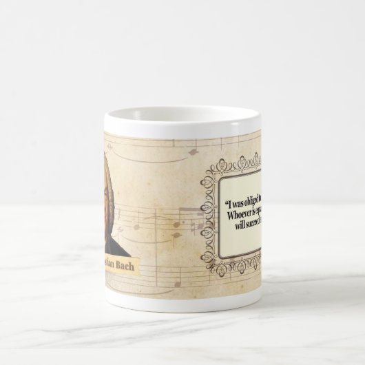 Historische Tasse Johann Sebastian Bach (Mittel)