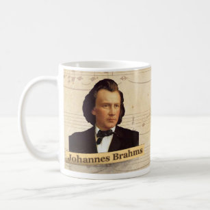 Historische Tasse Johannes Brahms