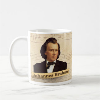 Historische Tasse Johannes Brahms
