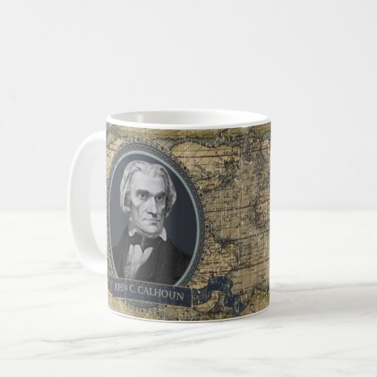 Historische Tasse Johns C Calhoun (Vorderseite Links)