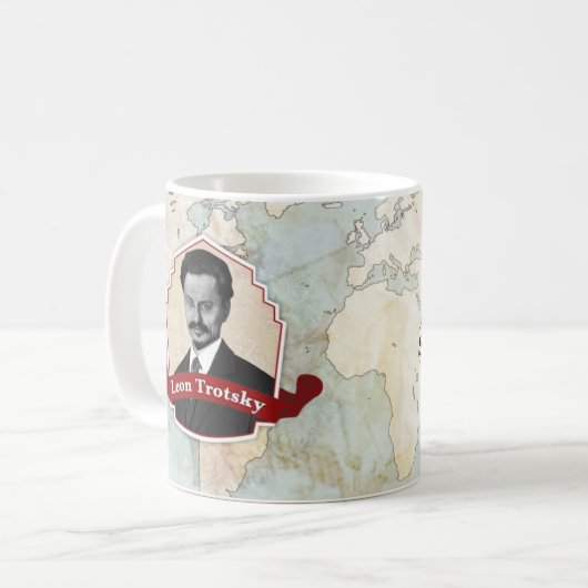 Historische Tasse Leons Trotsky (Vorderseite Links)