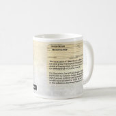 Historische Tasse Maschinen-Gewehr-Kelly (VorderseiteRechts)