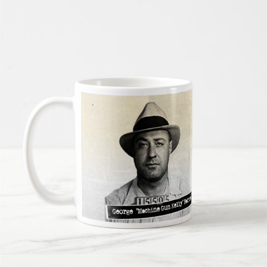 Historische Tasse Maschinen-Gewehr-Kelly (Links)