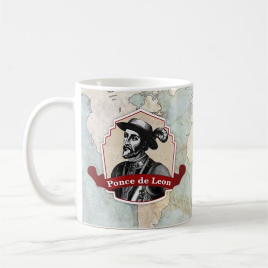 Historische Tasse Ponce Des Leon (Links)
