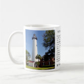 Historische Tasse St. Simons Lighthouse (Links)