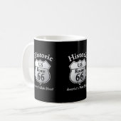 Historische US ROUTE 66 Kaffee-Tasse Kaffeetasse (Vorderseite Links)