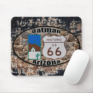 Historische US Route 66 Oatman Arizona Mousepad