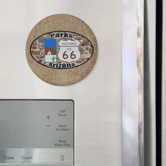Historische US-Route 66 Parks Arizona Magnet (In Situ (Kühlschrank))