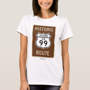 Historische Weg US-Landstraße 99 (Kalifornien) T-Shirt
