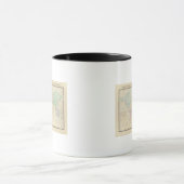 Historische Weltkarte 2 Tasse (Zentrum)