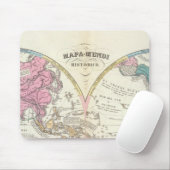 Historische Weltkarte 3 Mousepad (Mit Mouse)