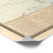 Historische Weltkarte Poster (Ecke)