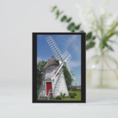 Historische Windmühle Postkarte (Stehend Vorderseite)
