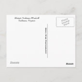 Historische Windmühle Postkarte (Rückseite)