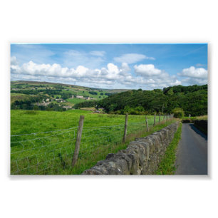 Historische Yorkshire-Landschaft Fotodruck