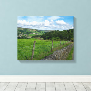 Historische Yorkshire-Landschaft Leinwanddruck