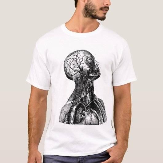Historischer anatomischer Torso, der T - Shirt (Vorderseite)