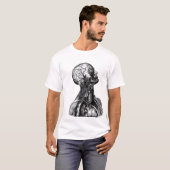 Historischer anatomischer Torso, der T - Shirt (Vorne ganz)