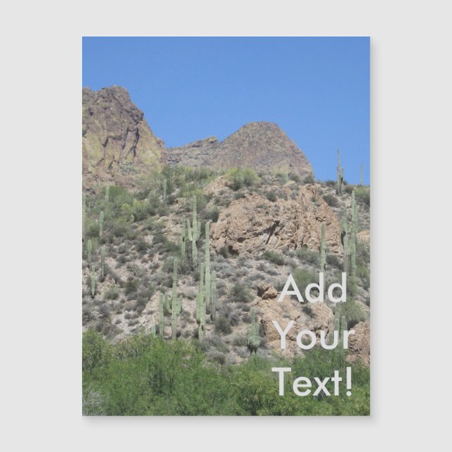 Historischer Apache-Weg Magnetkarte (Vorderseite)