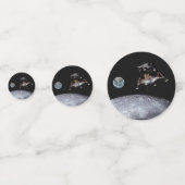 Historischer Apollo 11 Moon Mission 50 Jahre Jubil Konfetti (Rückseiten)