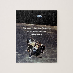 Historischer Apollo 11 Moon Mission 50 Jahre Jubil Puzzle
