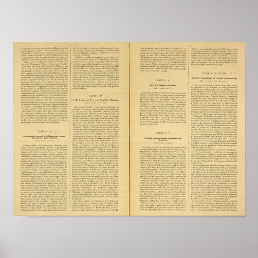 Historischer Atlas 3 Poster (Vorne)