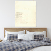 Historischer Atlas Index 1828 AD Leinwanddruck (Insitu (Schlafzimmer))