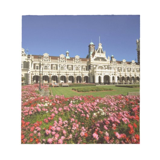 Historischer Bahnhof, Dunedin, Neuseeland Notizblock (Vorderseite)