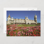 Historischer Bahnhof, Dunedin, Neuseeland Postkarte (Vorne/Hinten)