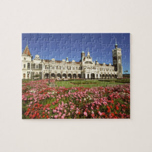 Historischer Bahnhof, Dunedin, Neuseeland Puzzle