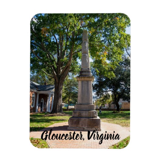 Historischer Bezirk Gloucester, Virginia Magnet (Vertikal)