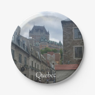 Historischer Bezirk in Quebec City Pappteller