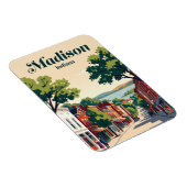 Historischer Bezirk Madison Indiana Magnet (Rechte Seite)