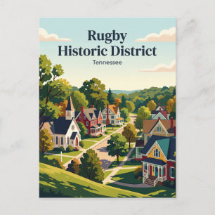 Historischer Bezirk Rugby Tennessee Postkarte