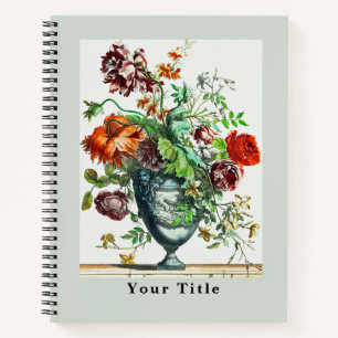 Historischer botanischer Zeichn von Blume & Blüten Notizblock