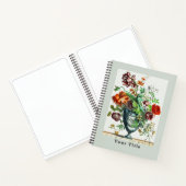Historischer botanischer Zeichn von Blume & Blüten Notizblock (Innenseite)