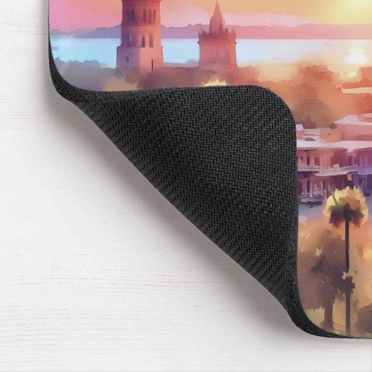 Historischer Charme von St. Augustine Mousepad (Ecke)