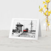 Historischer Claremont - Faltkarte Karte (Gelbe Blume)