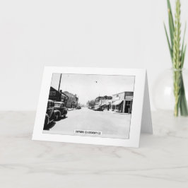 Historischer Claremont - Faltkarte Karte