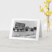 Historischer Claremont - Faltkarte Karte (Gelbe Blume)