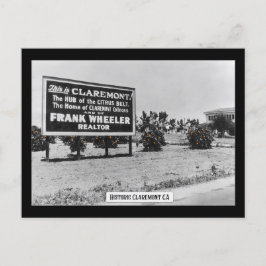 Historischer Claremont - Postkarte