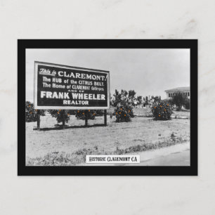 Historischer Claremont - Postkarte