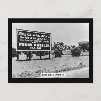 Historischer Claremont - Postkarte