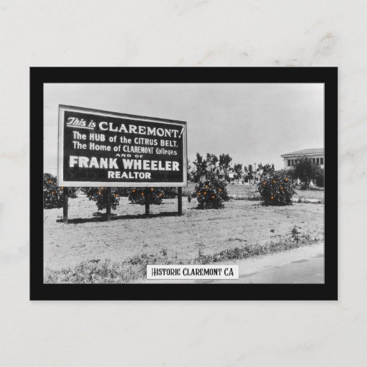 Historischer Claremont - Postkarte (Vorderseite)