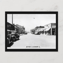 Historischer Claremont - Postkarte