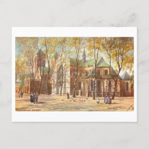 Historischer Dom in Münster Deutschland Postkarte